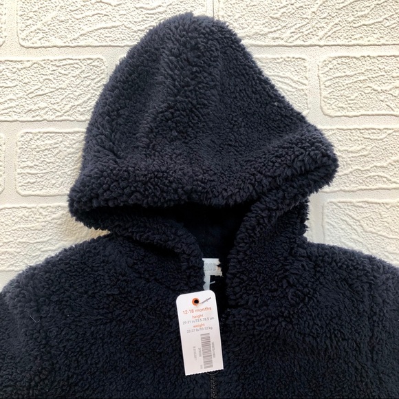 🎉HP🎉NWT Gymboree Cozy Zip Up Hoodie - Picture 2 of 3